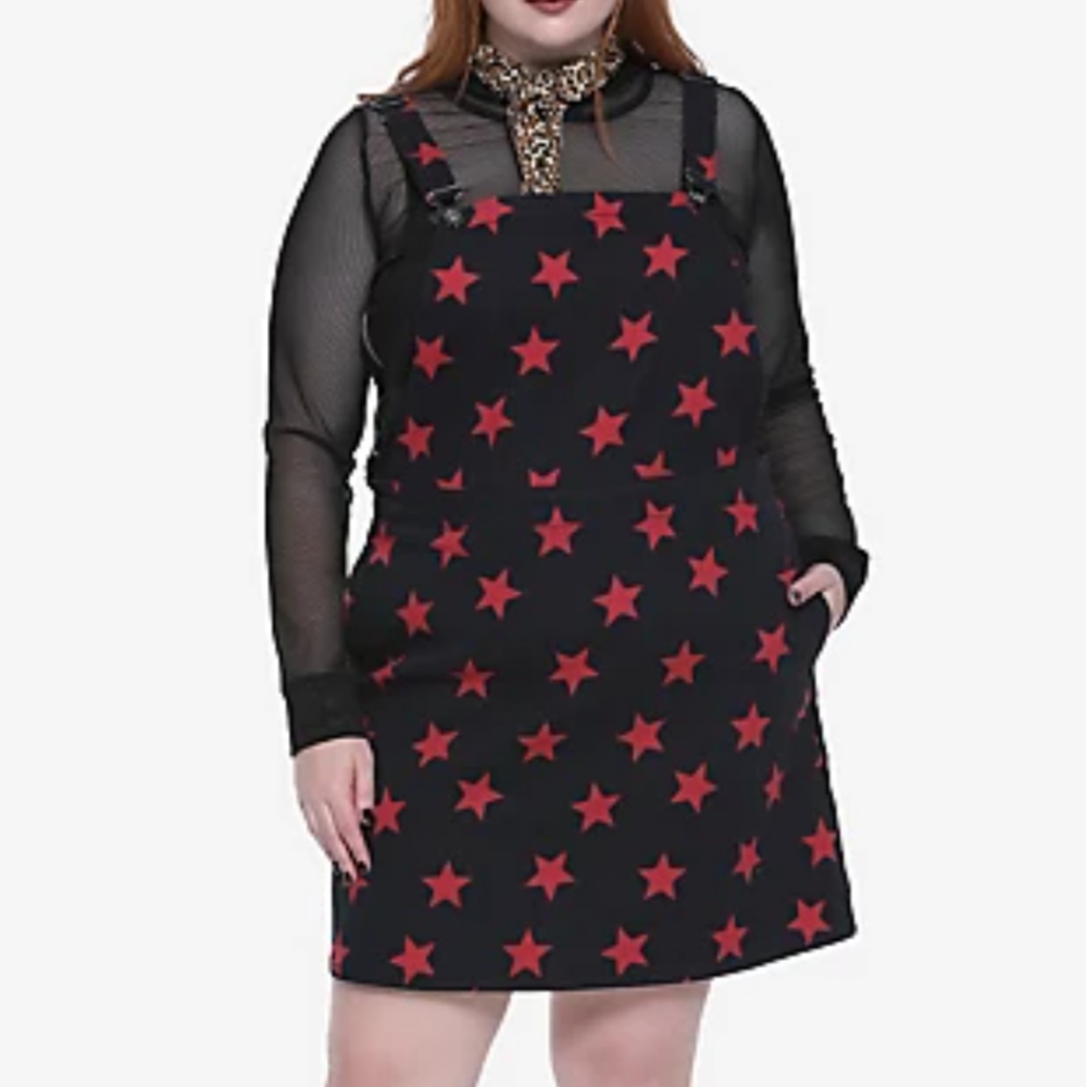 NWOT Hot Topic Blackheart Plus Skirtall